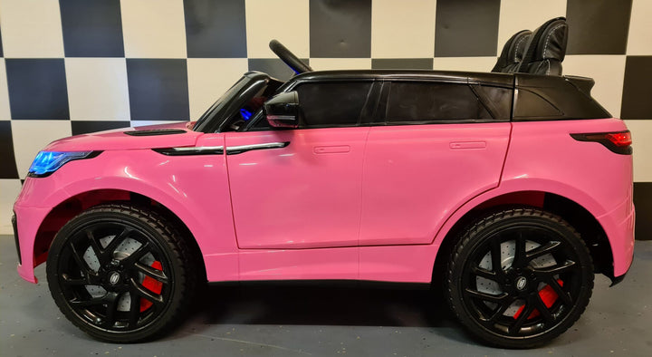 Range Rover Velar 12V 2.4G RC roze kinderauto op accu