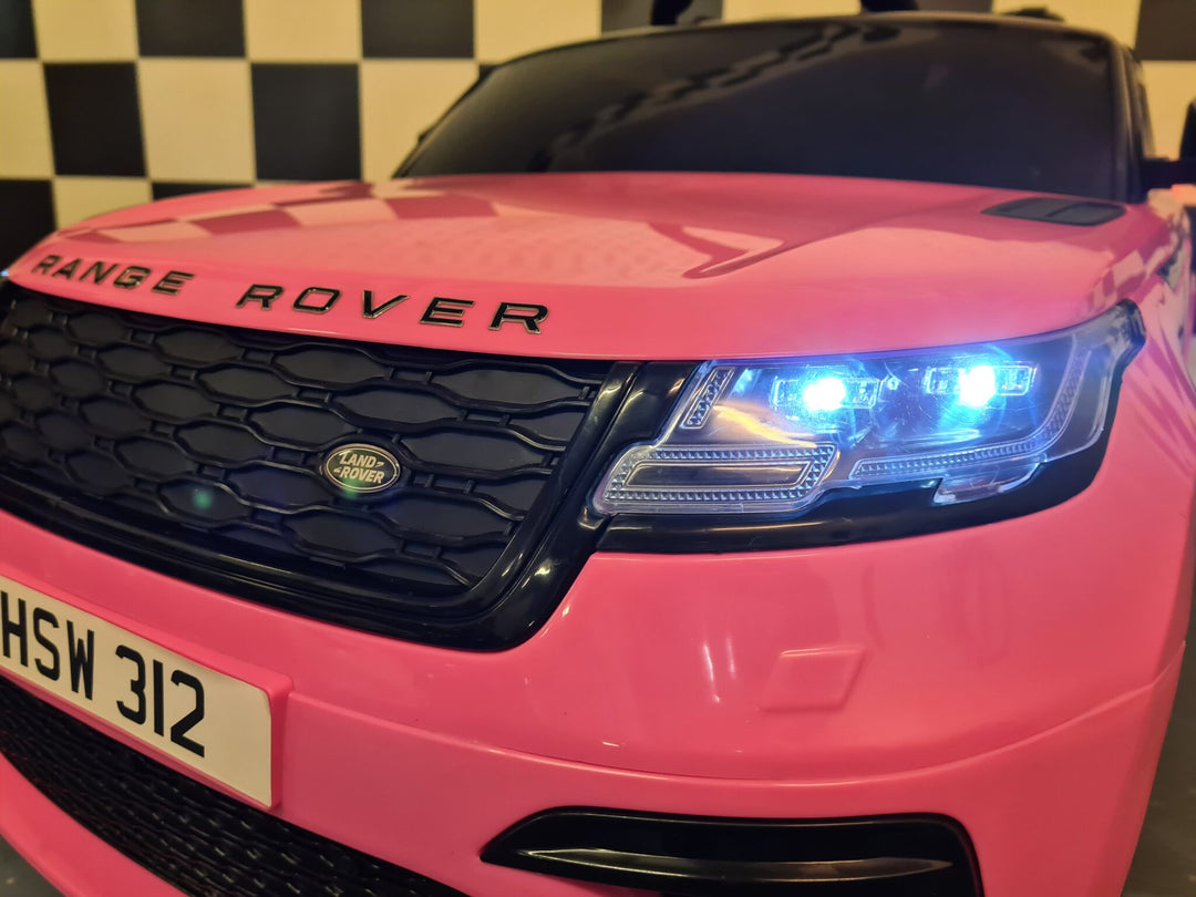 Range Rover Velar 12V 2.4G RC roze kinderauto op accu
