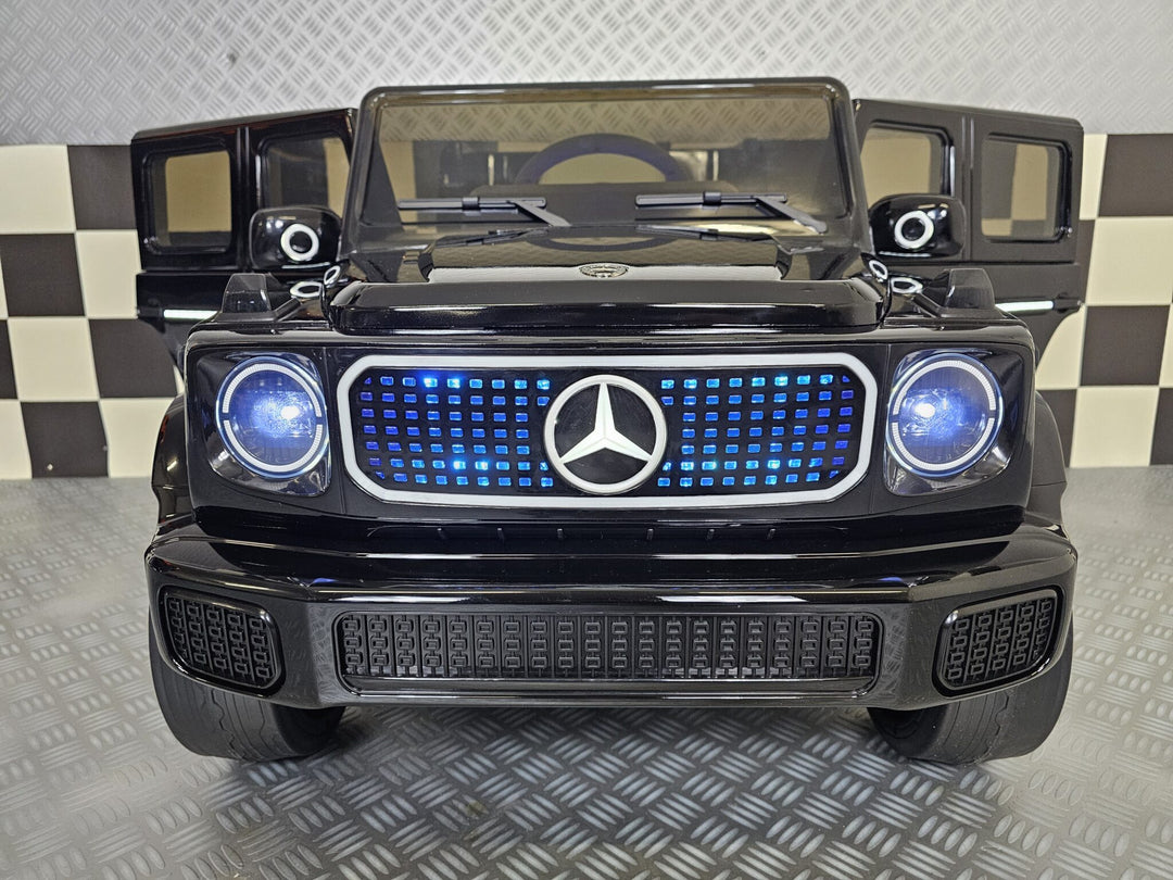 Kinderauto Mercedes EQG zwart 12 volt