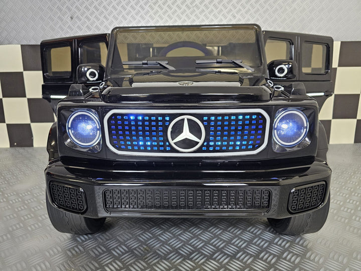 Kinderauto Mercedes EQG zwart 12 volt