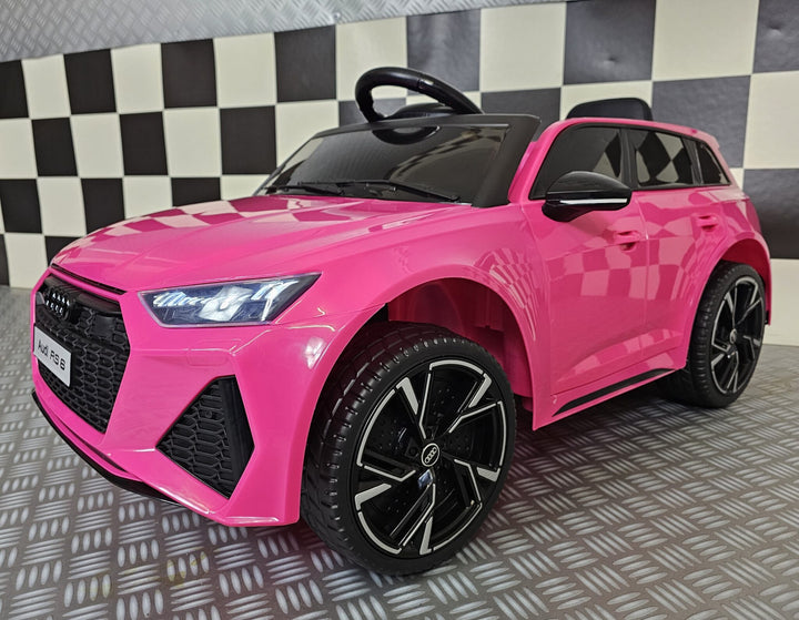 Accu kinderauto Audi RS6 12 volt roze