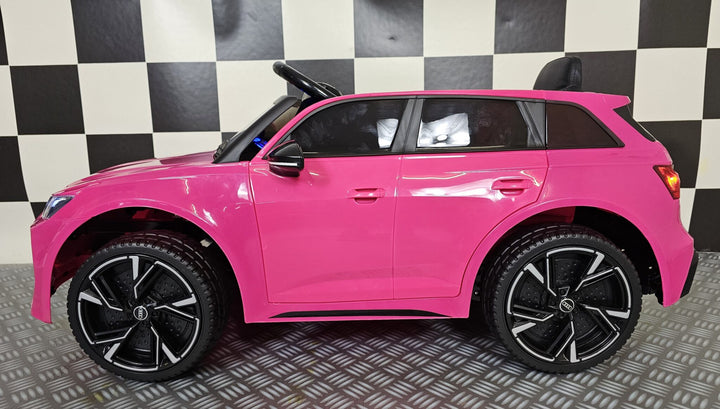 Accu kinderauto Audi RS6 12 volt roze