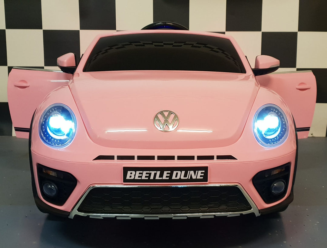 VW Kever elektrische kinderauto 12 volt roze