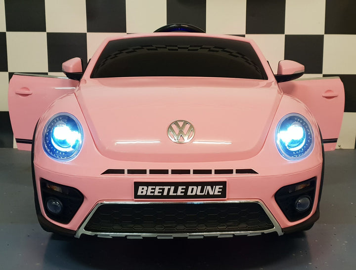 VW Kever elektrische kinderauto 12 volt roze