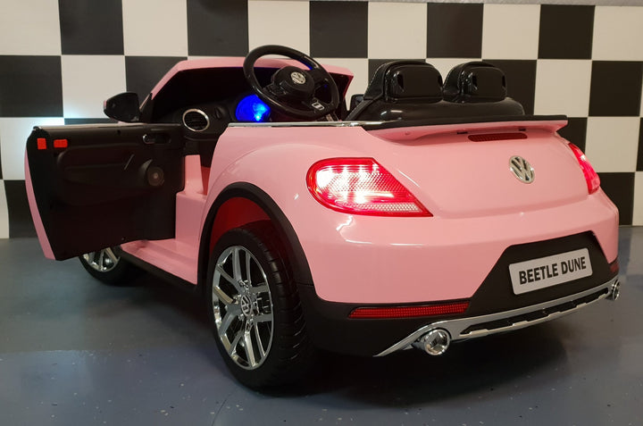 VW Kever elektrische kinderauto 12 volt roze