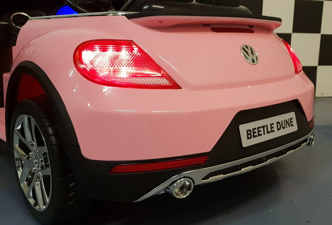 VW Kever elektrische kinderauto 12 volt roze