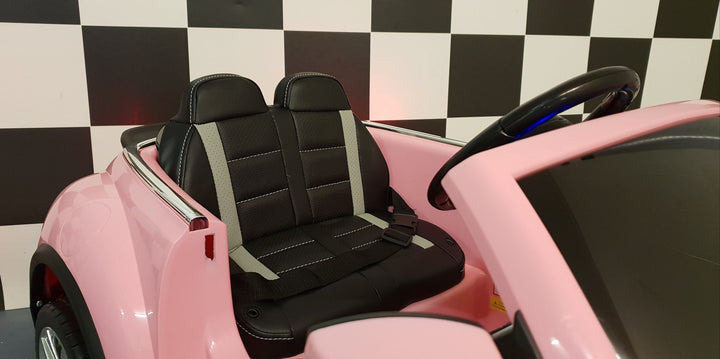 VW Kever elektrische kinderauto 12 volt roze