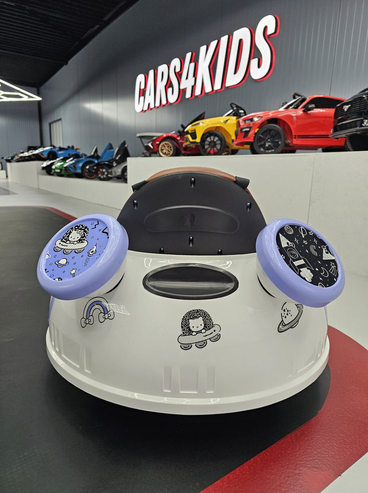 Hello Kitty botsauto 6 volt wit
