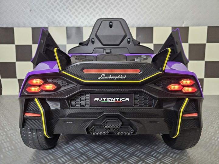 Kinderauto Lamborghini Auténtica paars 12 volt