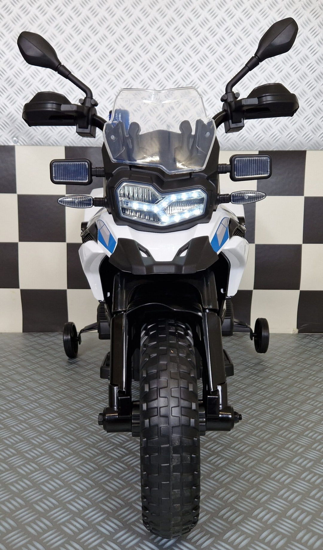 Elektrische kinderpolitiemotorfiets BMW F850 12 volt