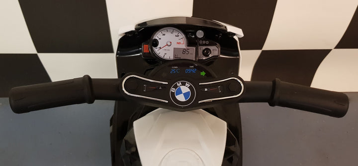 Elektrische mini BMW S1000RR kindermotor / kinderdriewieler 6 volt zwart