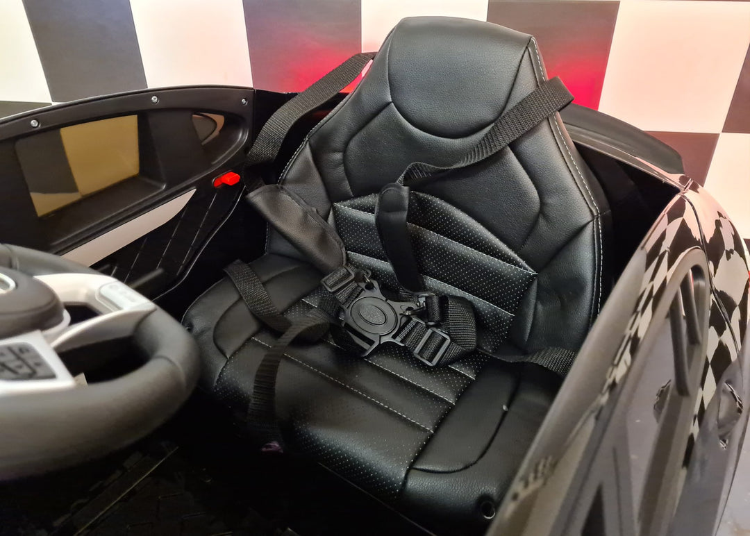 Kinderauto Mercedes GLC 63 AMG 1-persoons metallic zwart