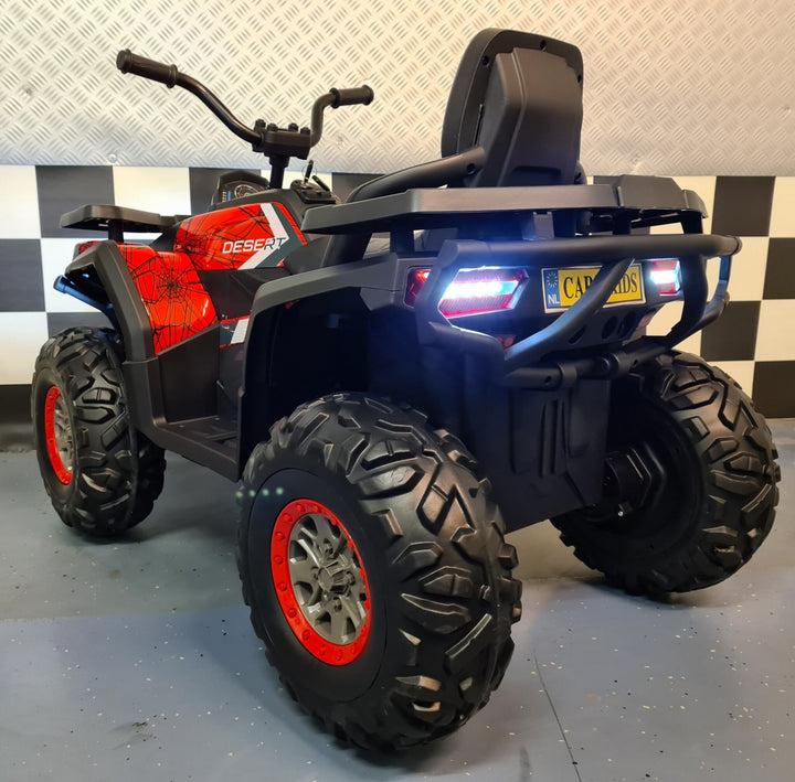 Batterij kinderquad Spider 12 volt rood