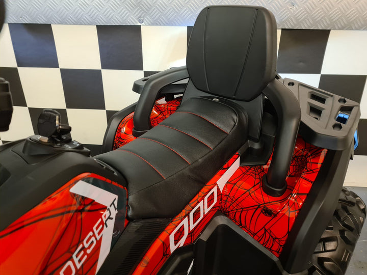 Batterij kinderquad Spider 12 volt rood