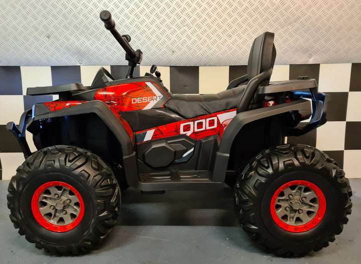 Batterij kinderquad Spider 12 volt rood