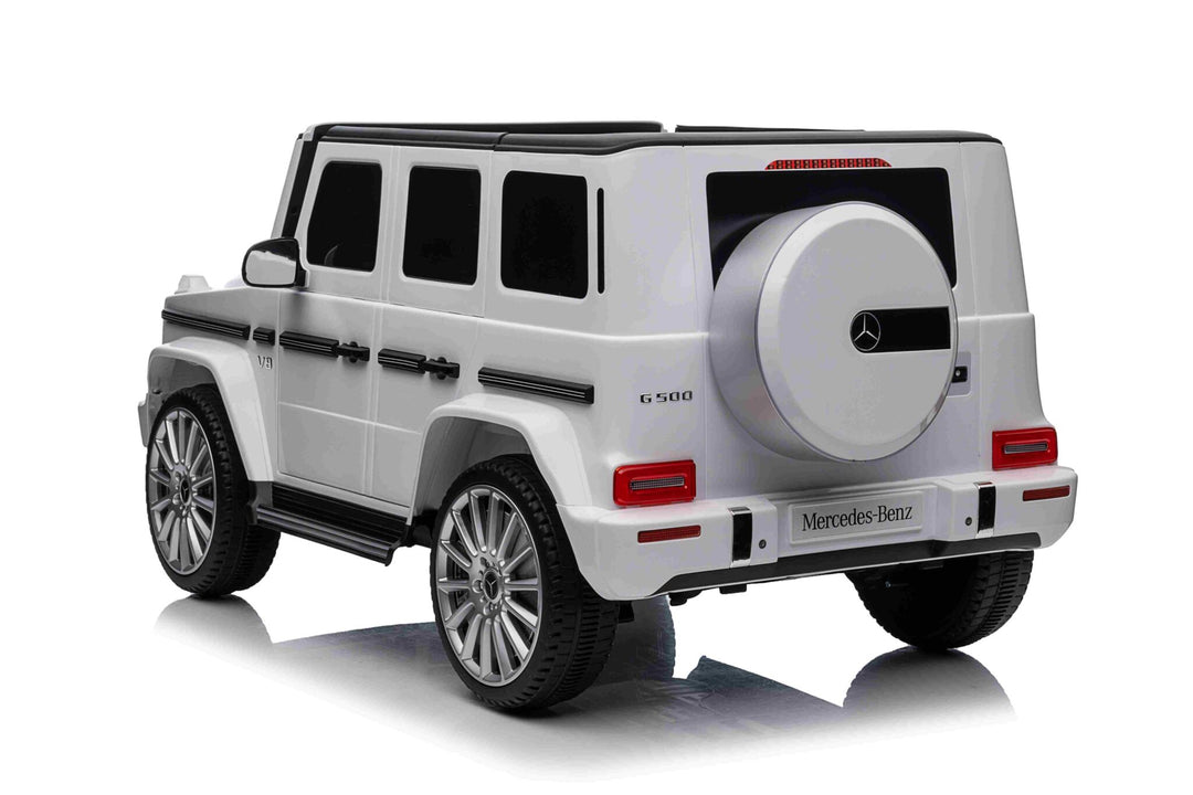Accu-kinderauto Mercedes G500 wit 12 volt