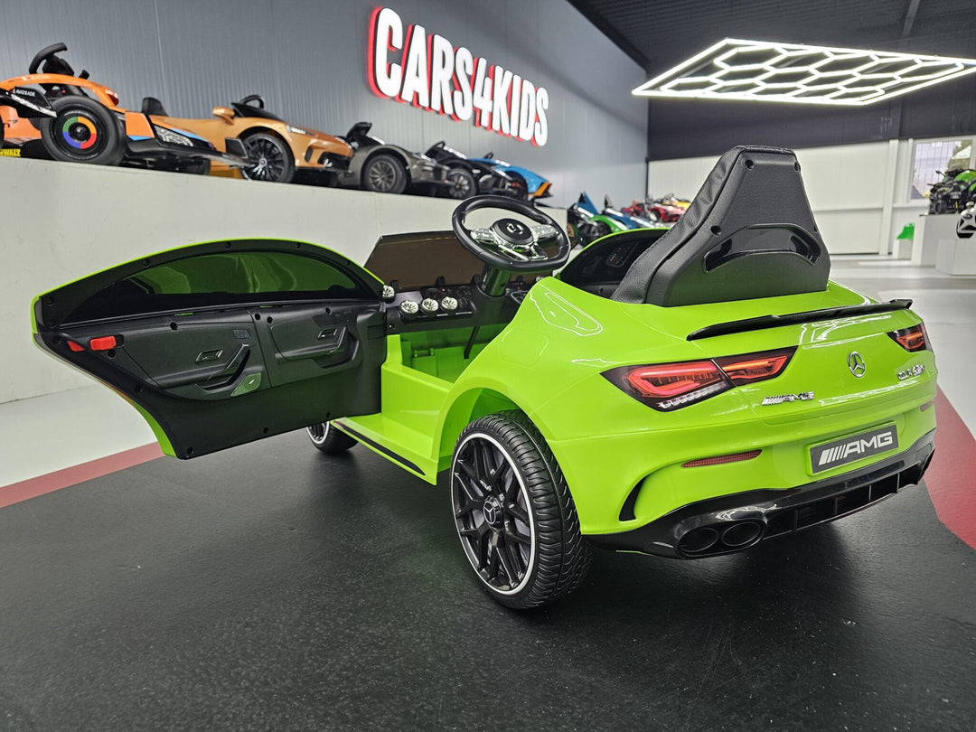 Kinderauto Mercedes CLA 45 groen