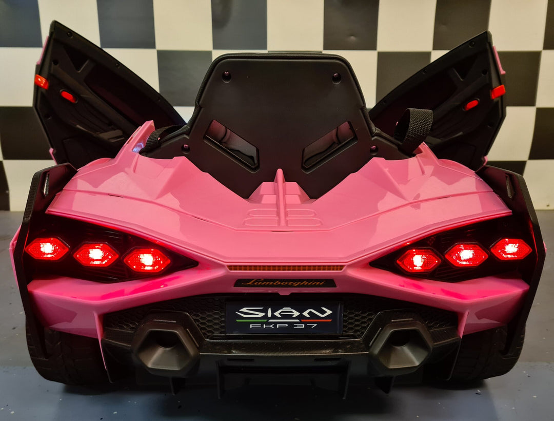 Kinderauto op accu Lamborghini Sian roze
