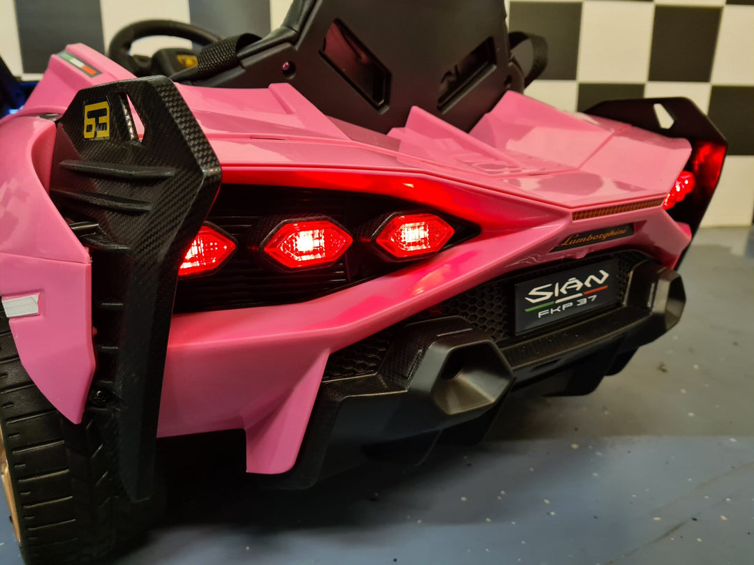 Kinderauto op accu Lamborghini Sian roze