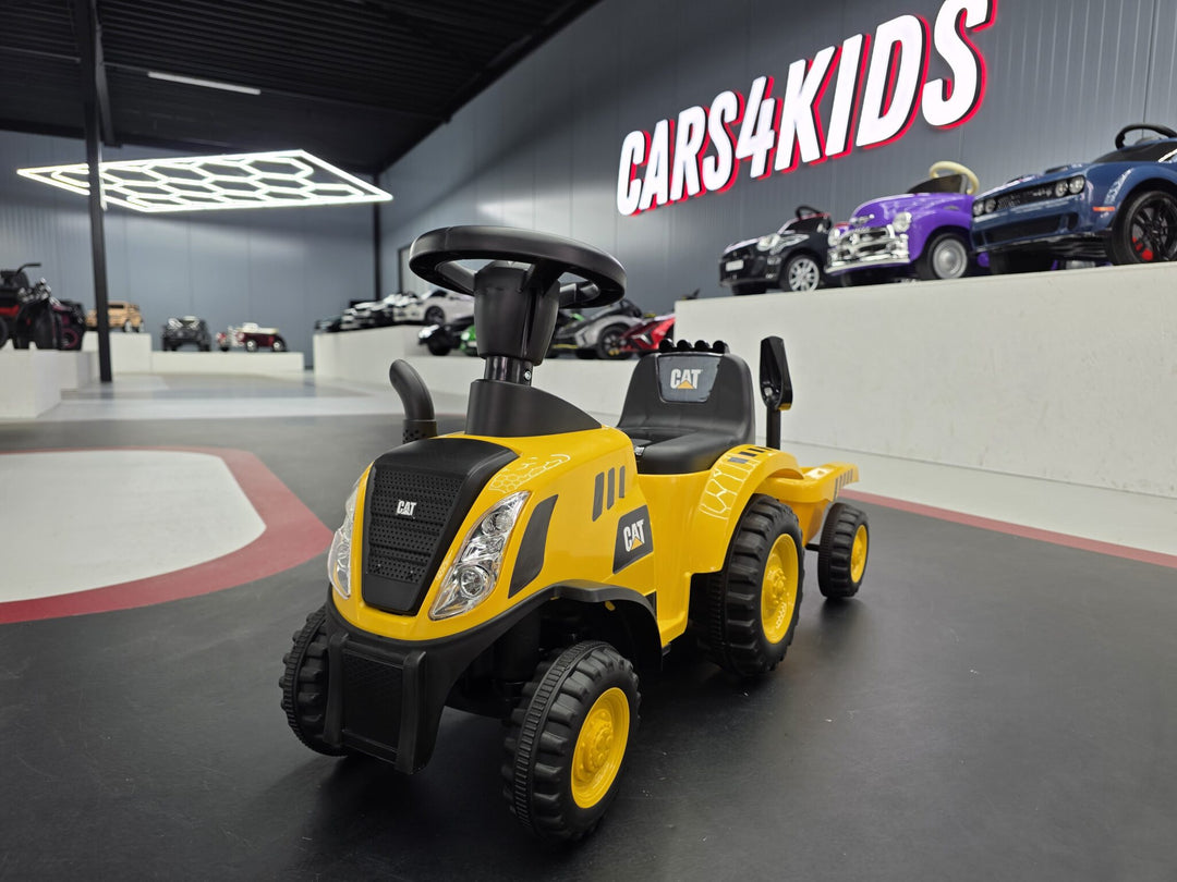 Caterpillar loopwagen met aanhanger