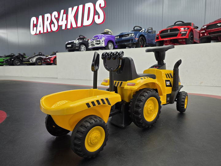 Caterpillar loopwagen met aanhanger
