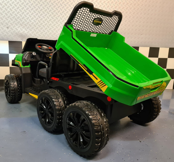 Gator Kids Jeep Farmer Truck 6x6 voor 2 kinderen 12 volt met afstandsbediening