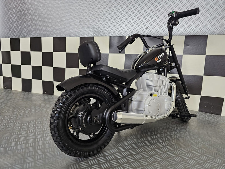 Chopper 24 volt zwart