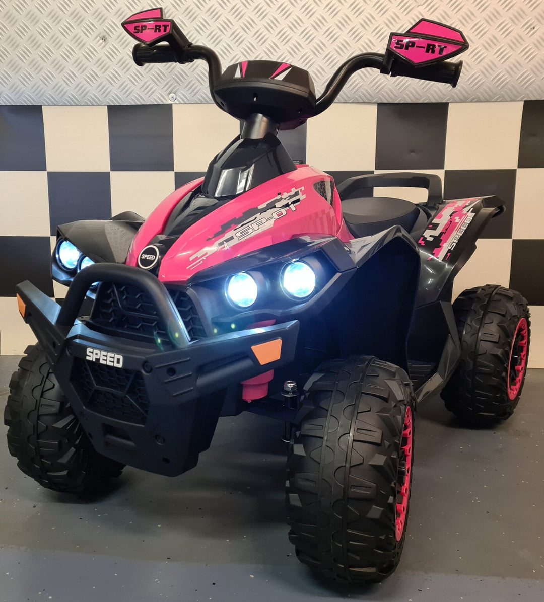 Elektrische kinderquad Phyton roze