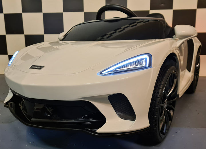 12V accu-kinderauto McLaren 620 GT met afstandsbediening, wit