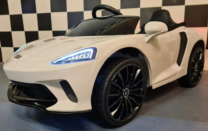 12V accu-kinderauto McLaren 620 GT met afstandsbediening, wit