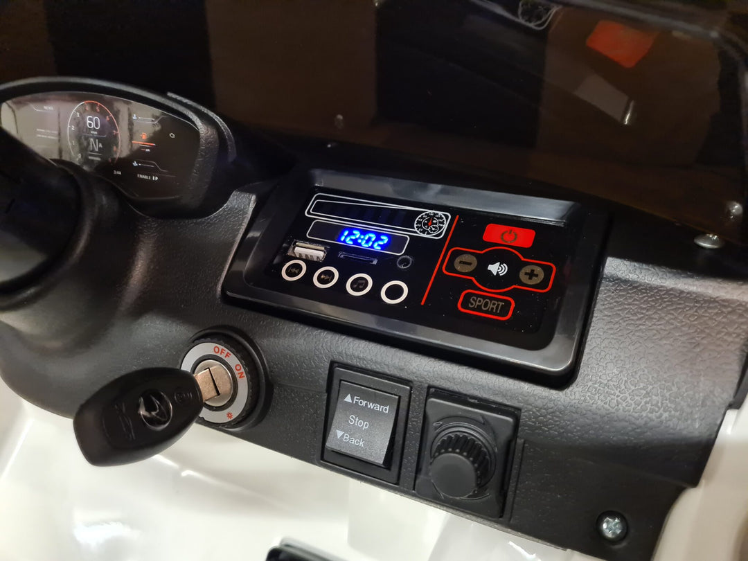 12V accu-kinderauto McLaren 620 GT met afstandsbediening, wit