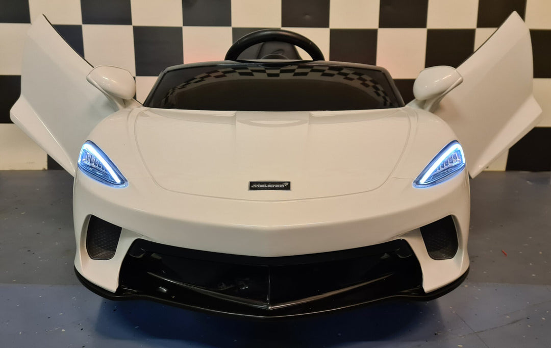 12V accu-kinderauto McLaren 620 GT met afstandsbediening, wit