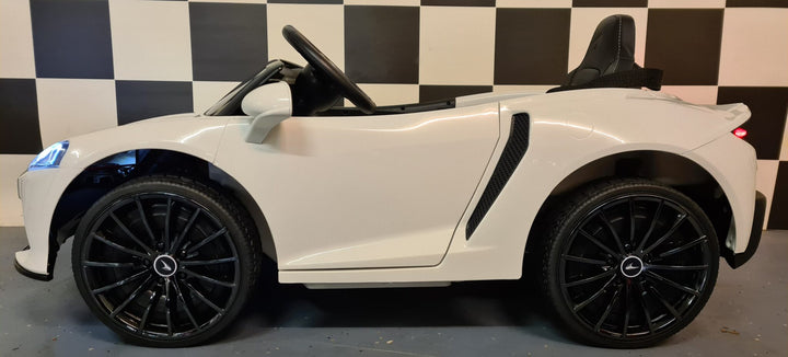 12V accu-kinderauto McLaren 620 GT met afstandsbediening, wit