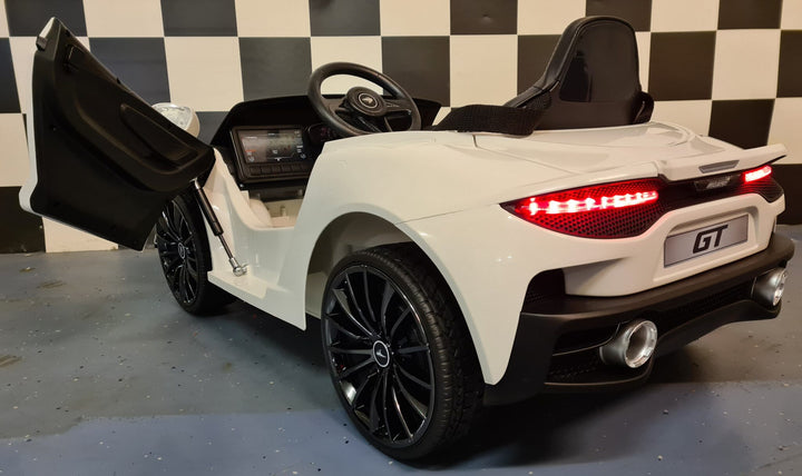 12V accu-kinderauto McLaren 620 GT met afstandsbediening, wit