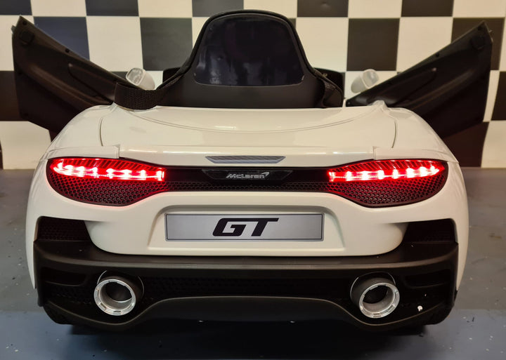 12V accu-kinderauto McLaren 620 GT met afstandsbediening, wit