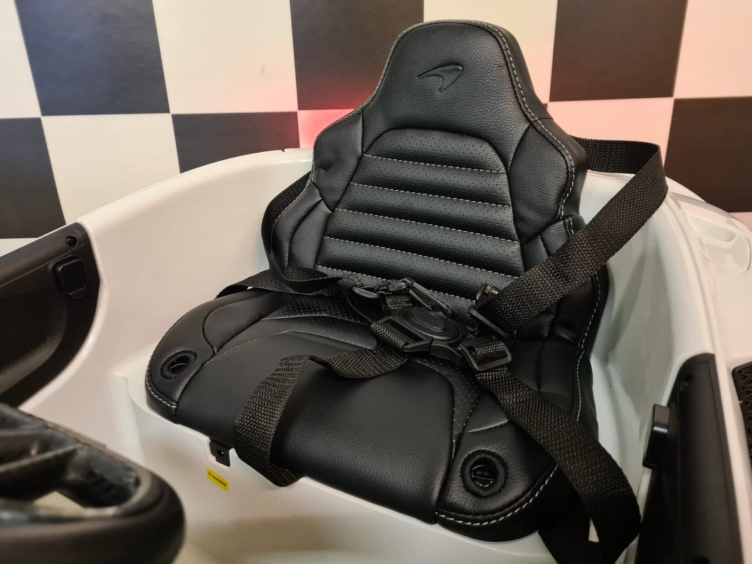 12V accu-kinderauto McLaren 620 GT met afstandsbediening, wit