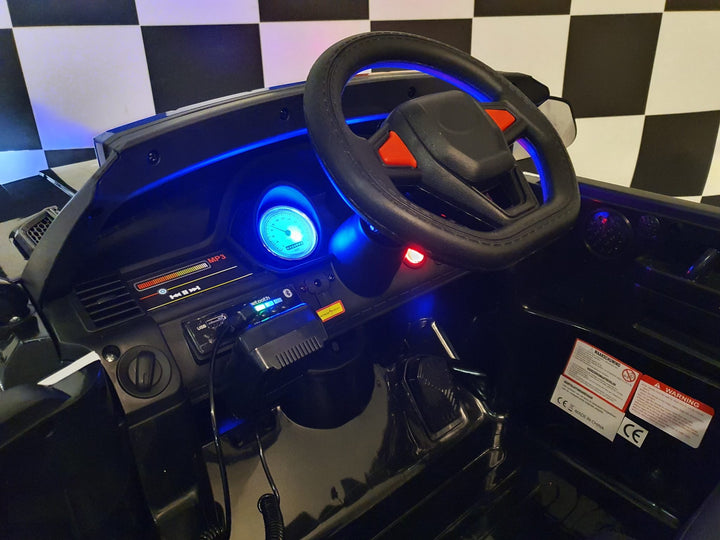 Politieauto elektrische speelgoedjeep voor kinderen 12V 2,4G RC