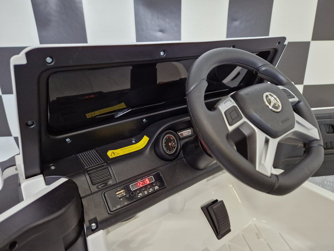 Kinderauto Mercedes G63 6x6 AMG 1-persoons wit