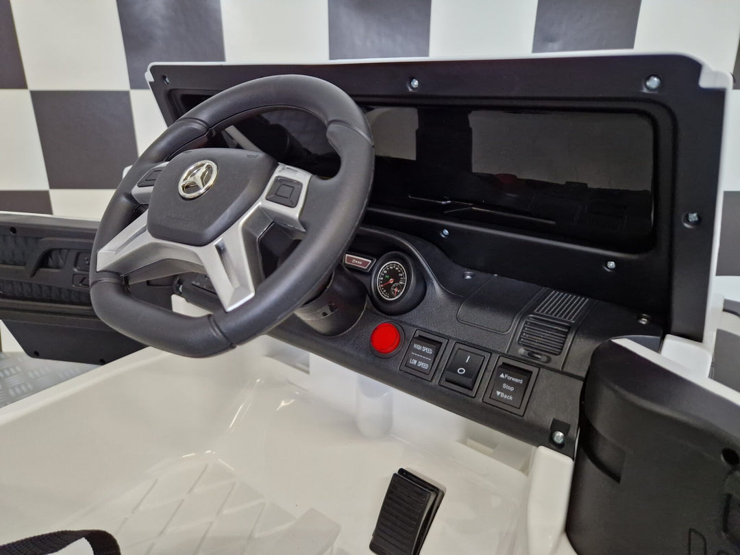 Kinderauto Mercedes G63 6x6 AMG 1-persoons wit