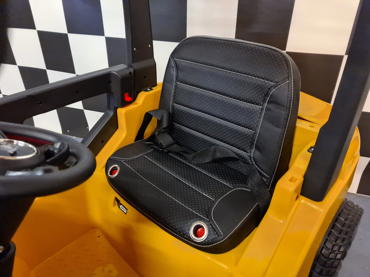 Elektrische heftruck voor kinderen 12 volt met afstandsbediening, geel