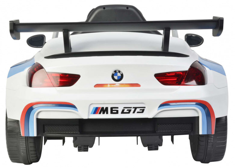 Bmw Elektrische Kinderauto M6 Gt3 12V Wit