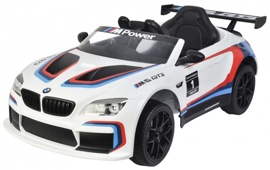 Bmw Elektrische Kinderauto M6 Gt3 12V Wit