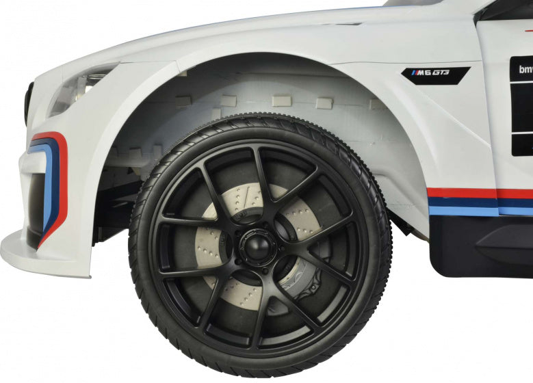 Bmw Elektrische Kinderauto M6 Gt3 12V Wit