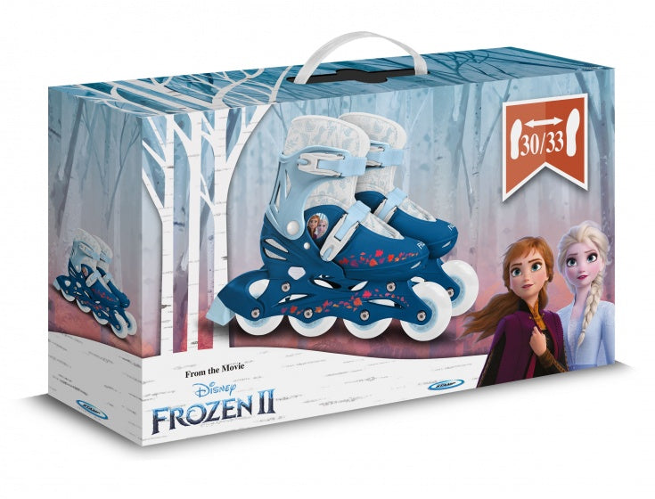 Disney Inline Skates Frozen 2 Hardboot Wit/Blauw Maat 30-33