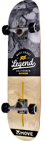 Fila Skateboard Legend 79 X 20 Cm Abec 7  zwart/grijs