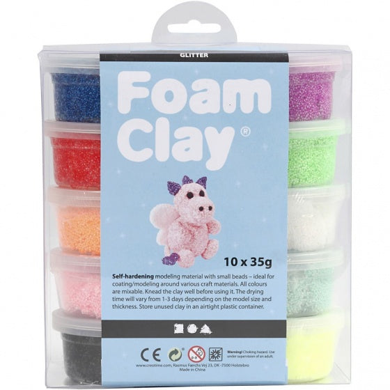Foam Clay Parelfoamklei 10 Stuks