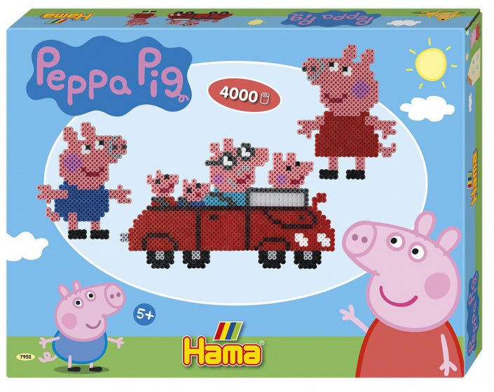 Hama Strijkkralenset Peppa Pig Junior Roze 4004-Delig