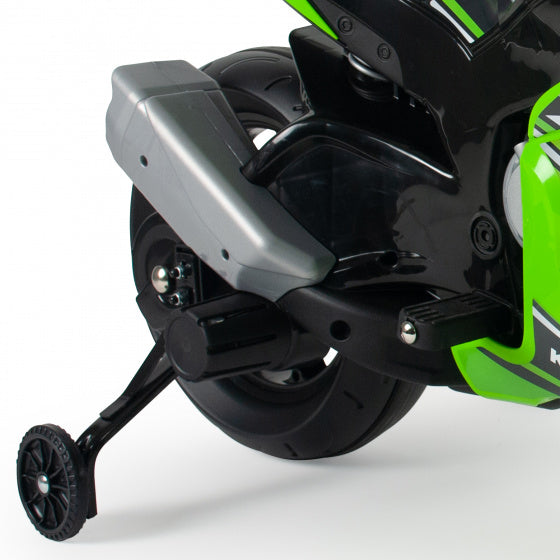 Injusa Elektrische Kindermotorfiets Kawasaki Zx10 12V Groen