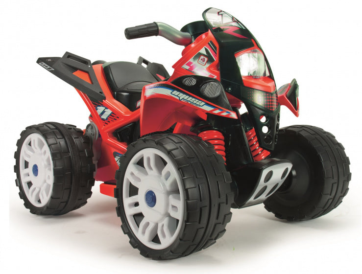 Injusa Elektrische Kinderquad The Beast 12V Rood/Zwart