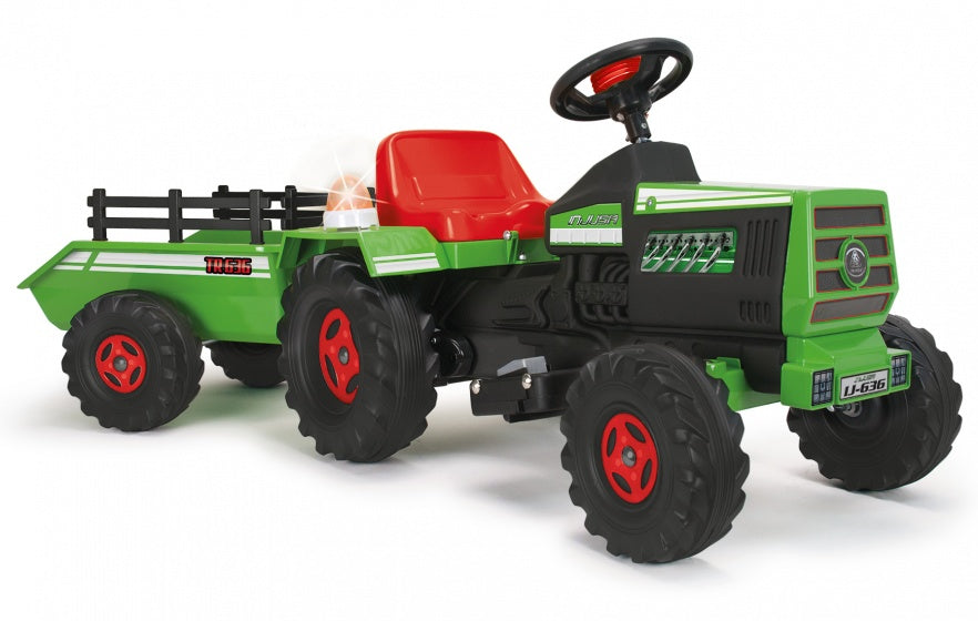 Injusa Elektrische Kindertractor Basis 6V Groen